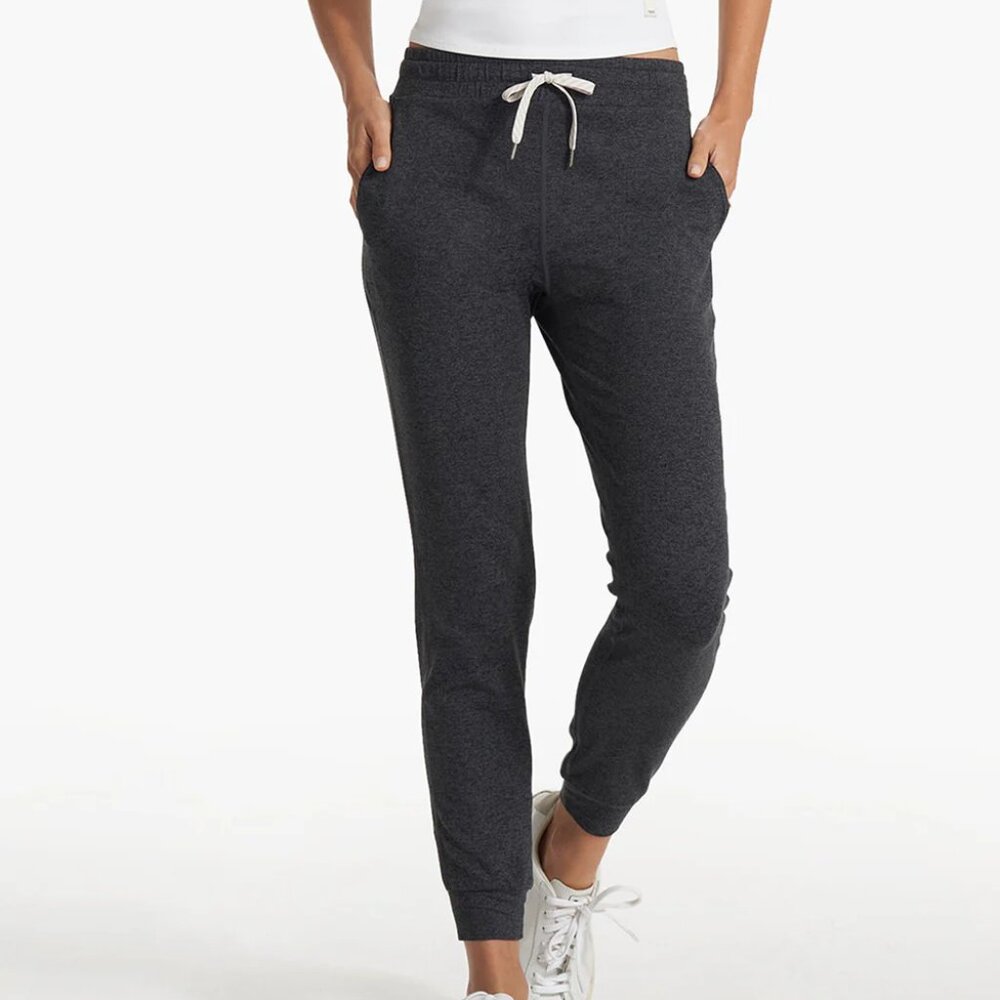 Vuori Performance Joggers DreamKnit Charcoal Heather Grey Size Large